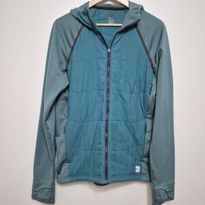 MEC Men’s Teal Uplift Hybrid Insulated Performance Spring Coat – Size Medium